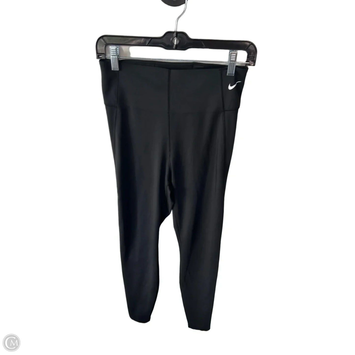 Athletic Leggings By Nike In Black, Size: M