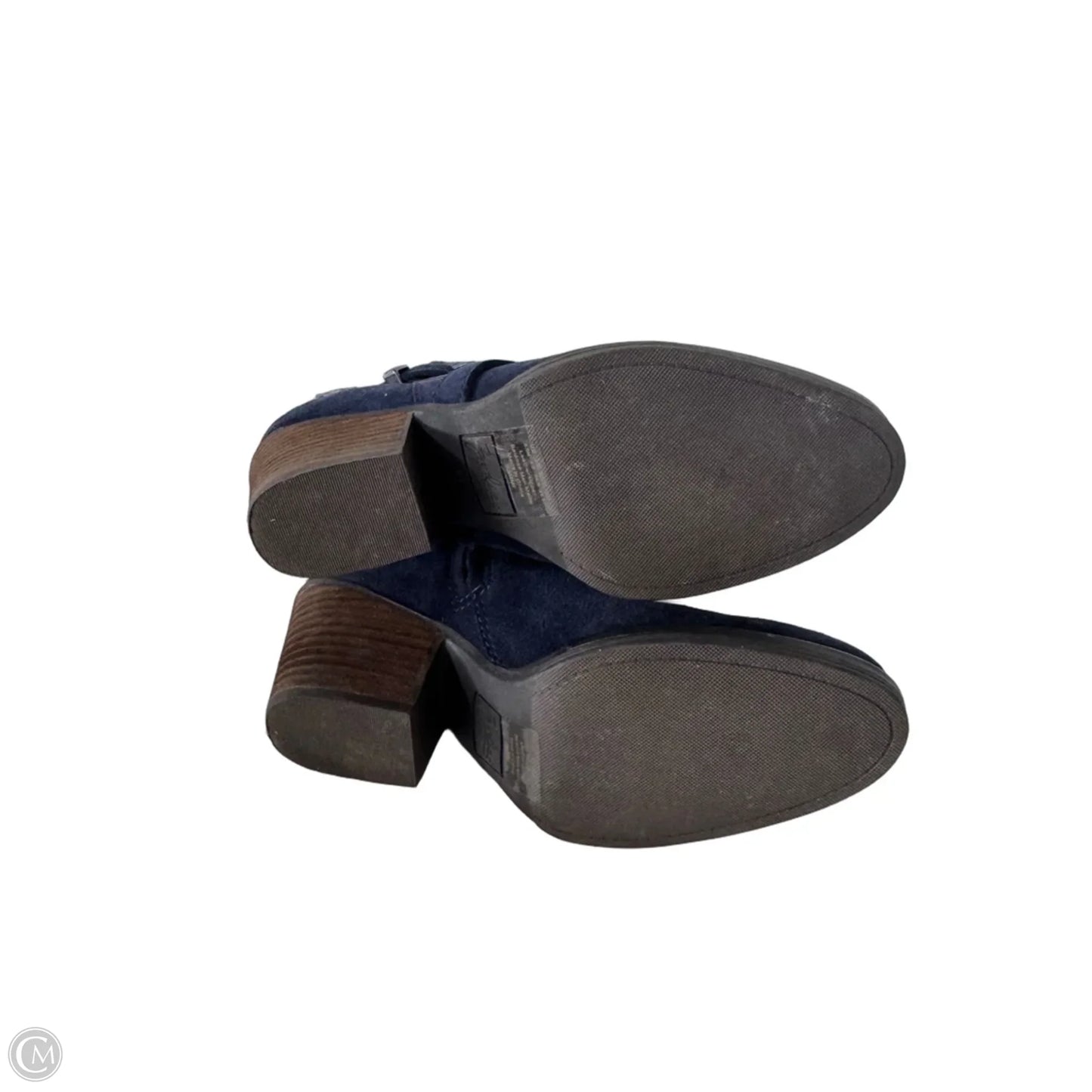 Boots Ankle Heels By Zodiac In Navy, Size: 6.5