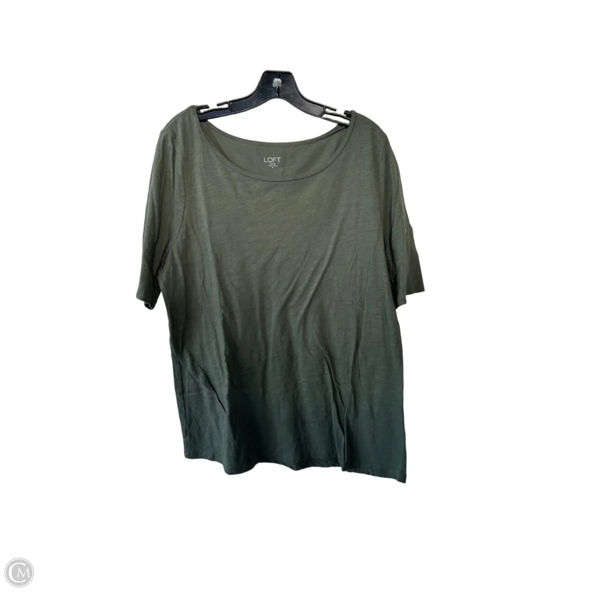 Top Short Sleeve Basic By Loft In Green, Size: Xl