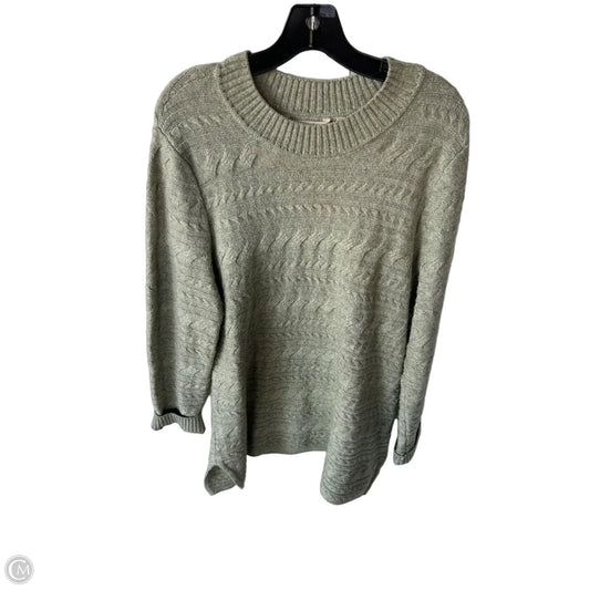 Sweater By Soft Surroundings In Green, Size: Xl