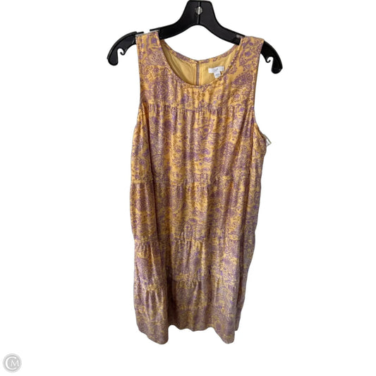 Dress Casual Maxi By J. Jill In Blue & Red & White, Size: M