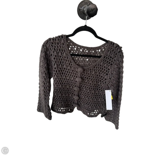 Sweater Cardigan By Cme In Grey, Size: Xs