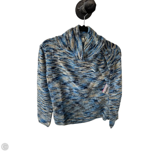 Sweater By Kim Rogers In Blue & Tan, Size: Sp