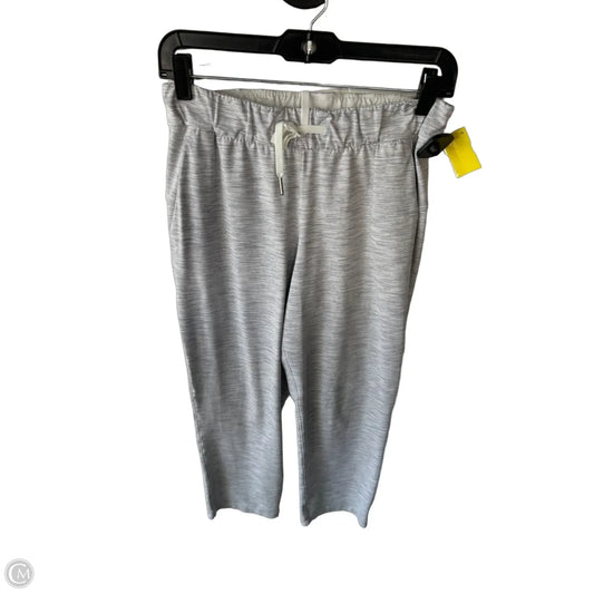 Athletic Pants By Lululemon In Grey & White, Size: 4