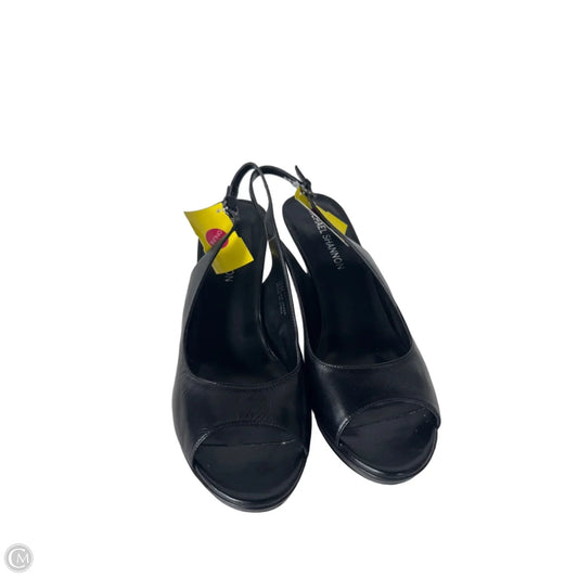 Sandals Heels Stiletto By Michael Shannon In Black, Size: 10
