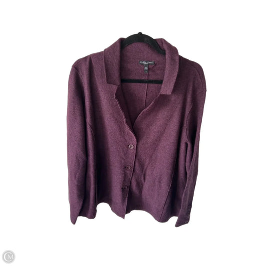 Blazer By Eileen Fisher In Purple, Size: 1x