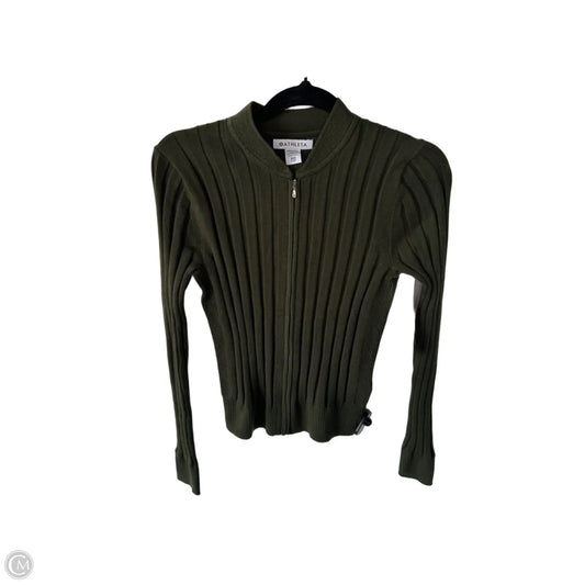 Sweater Cardigan By Athleta In Green, Size: Xxs