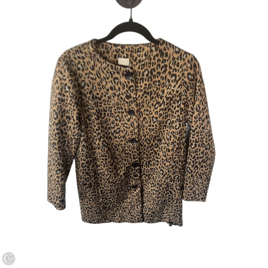Blazer By Cmb In Animal Print, Size: Xs