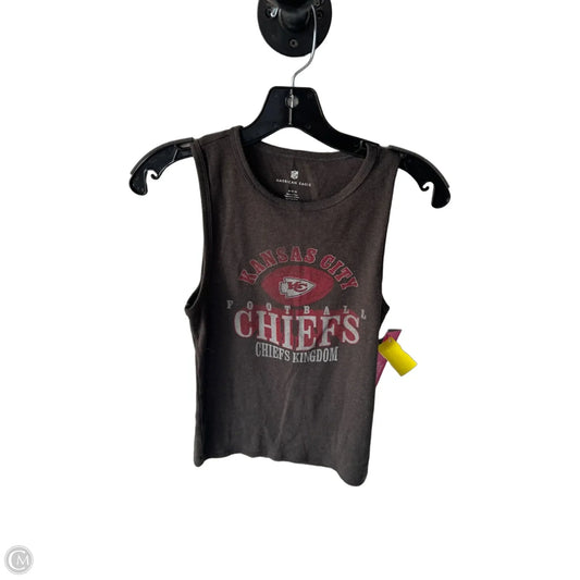 Tank Top By Abercrombie And Fitch In Grey & Red, Size: M