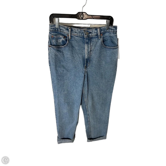 Jeans Straight By Abercrombie And Fitch In Blue Denim, Size: 10
