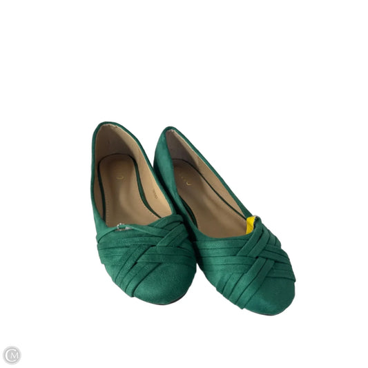 Shoes Flats By Cme In Green, Size: 8