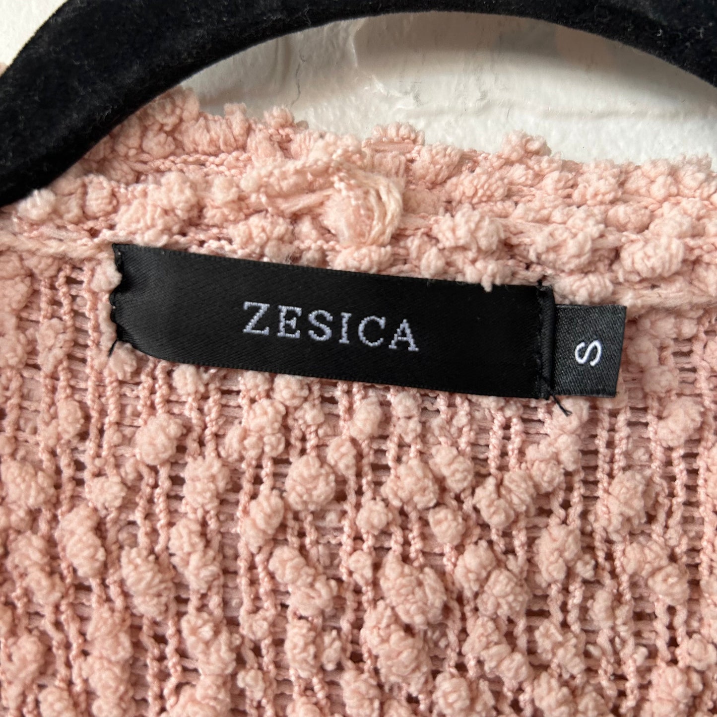 Sweater Cardigan By Clothes Mentor In Pink, Size: S