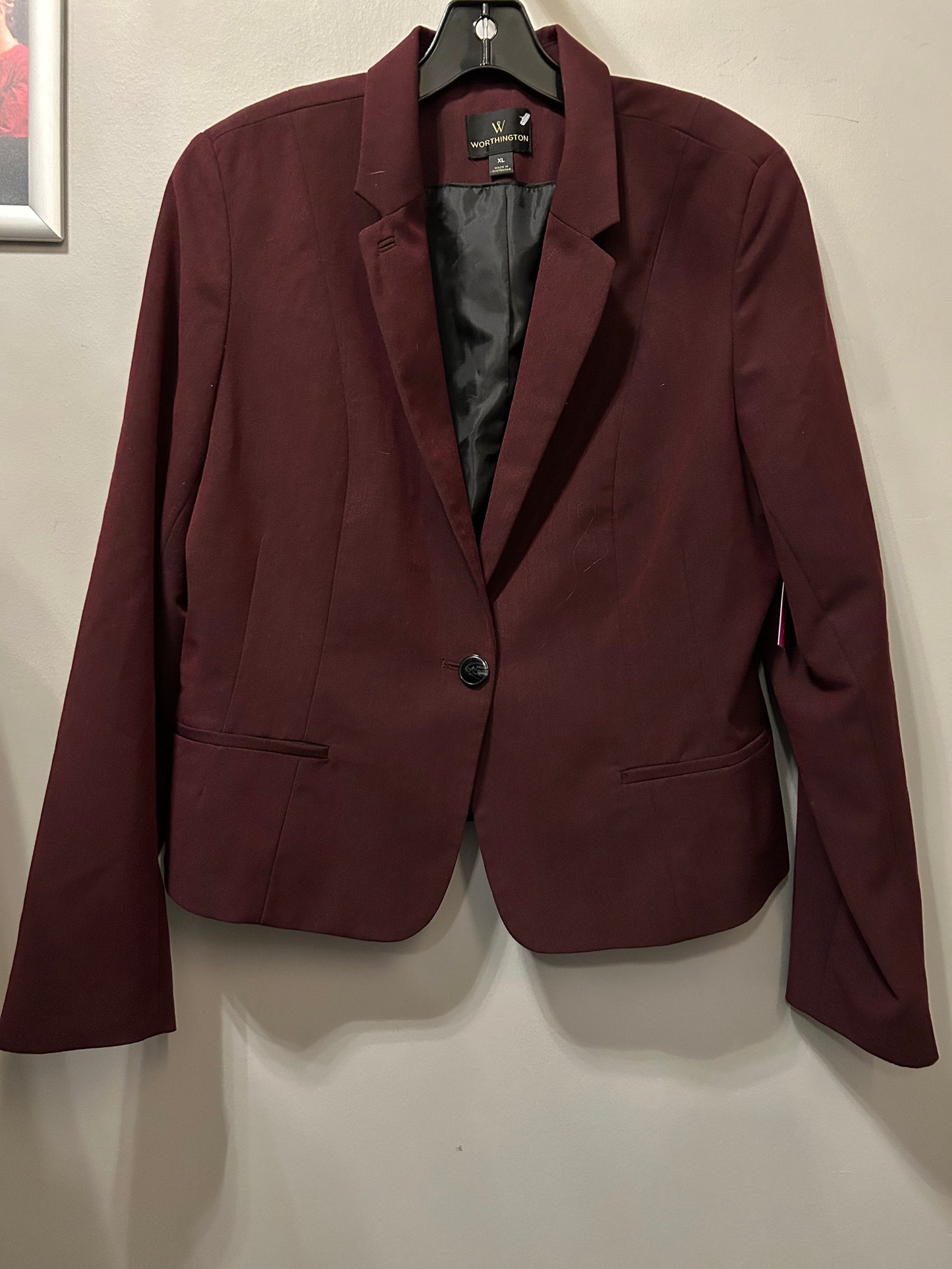 Blazer By Worthington In Red, Size: Xl
