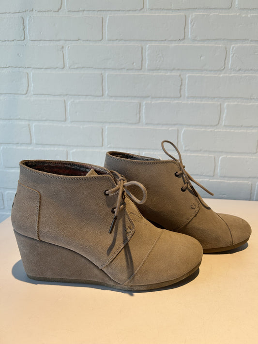 Boots Ankle Heels By Toms  Size: 9.5
