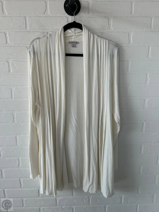 Cardigan By Dantelle In Cream, Size: 1x