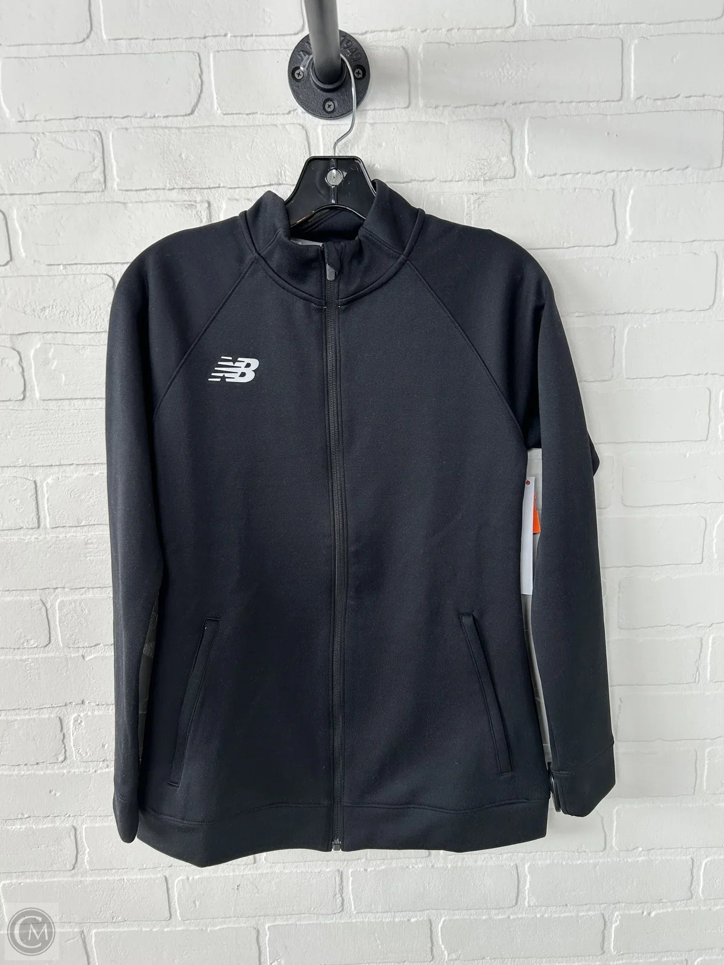 Athletic Sweatshirt Collar By New Balance In Black, Size: S