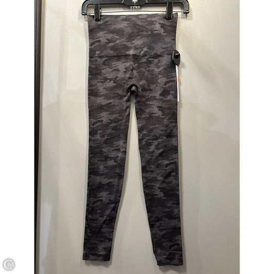 Athletic Leggings By Spanx In Camouflage Print, Size: 4