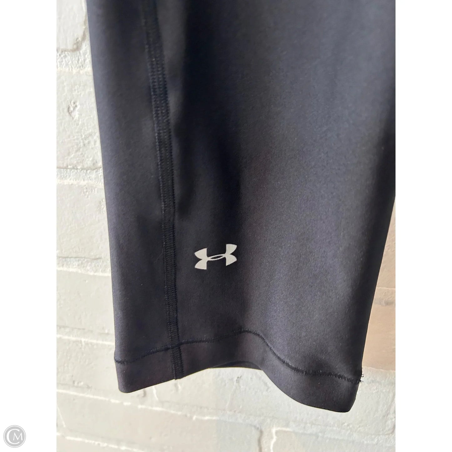 Athletic Leggings Capris By Under Armour In Black, Size: 16