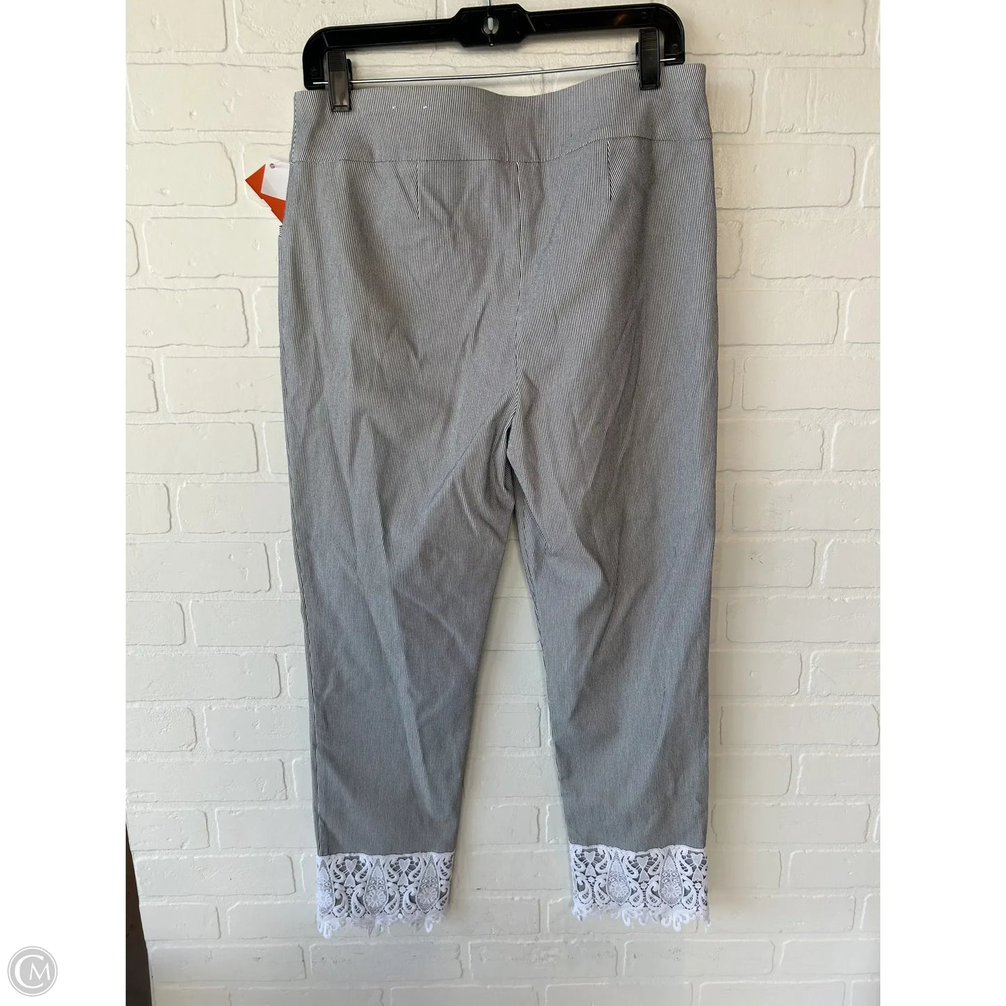 Pants Other By Chicos In Grey & White, Size: 8