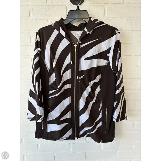 Jacket Other By Chicos In Brown & White, Size: L