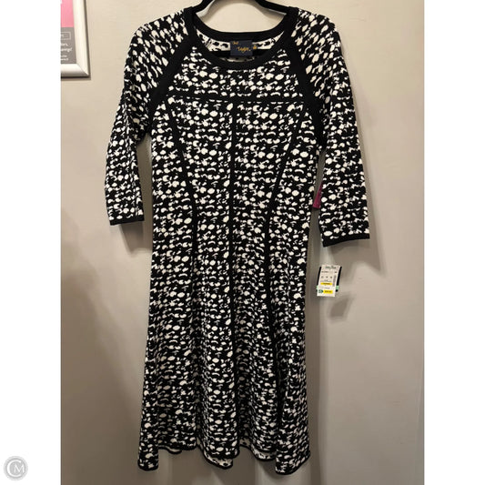 Dress Work By Just Taylor In Black & White, Size: M