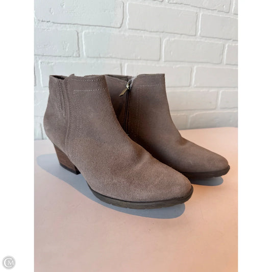 Boots Ankle Flats By Blondo In Brown, Size: 7