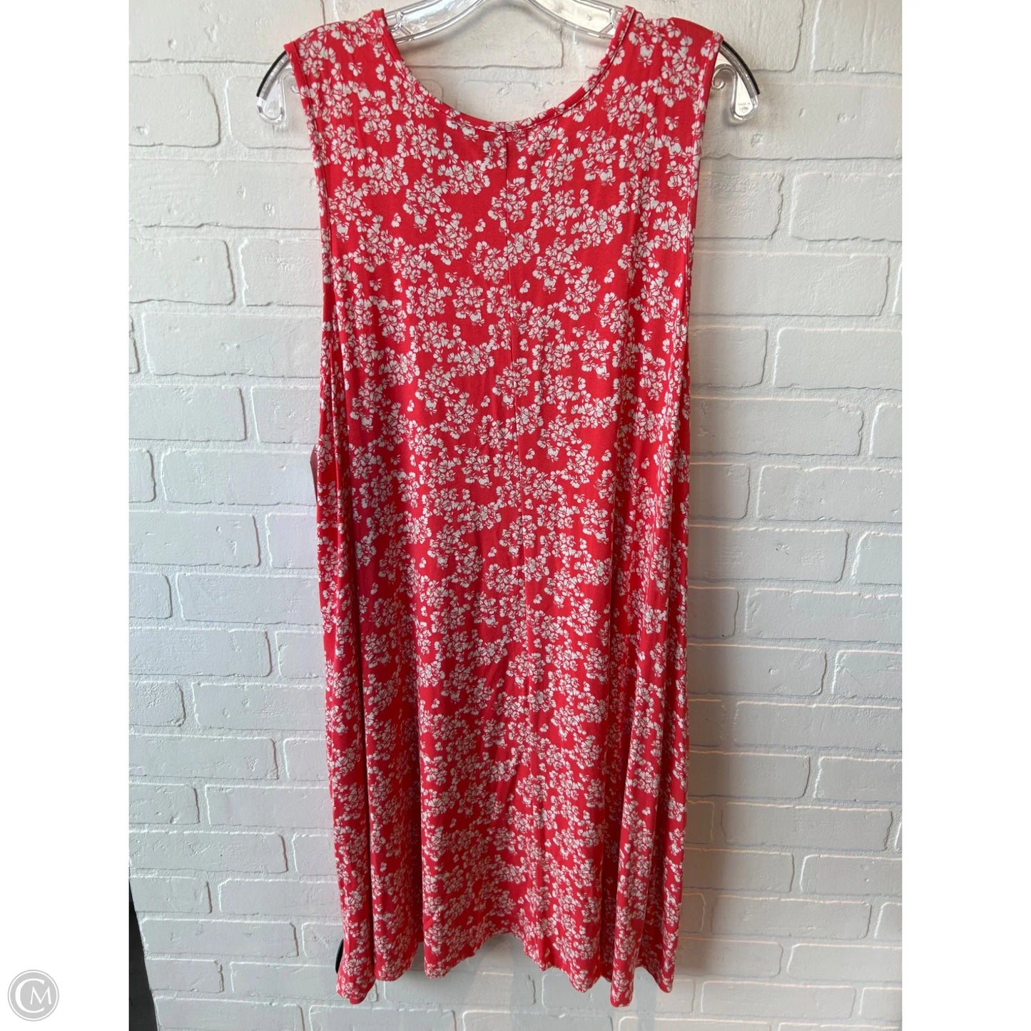 Dress Casual Short By Rachel Zoe In Pink & White, Size: 1x