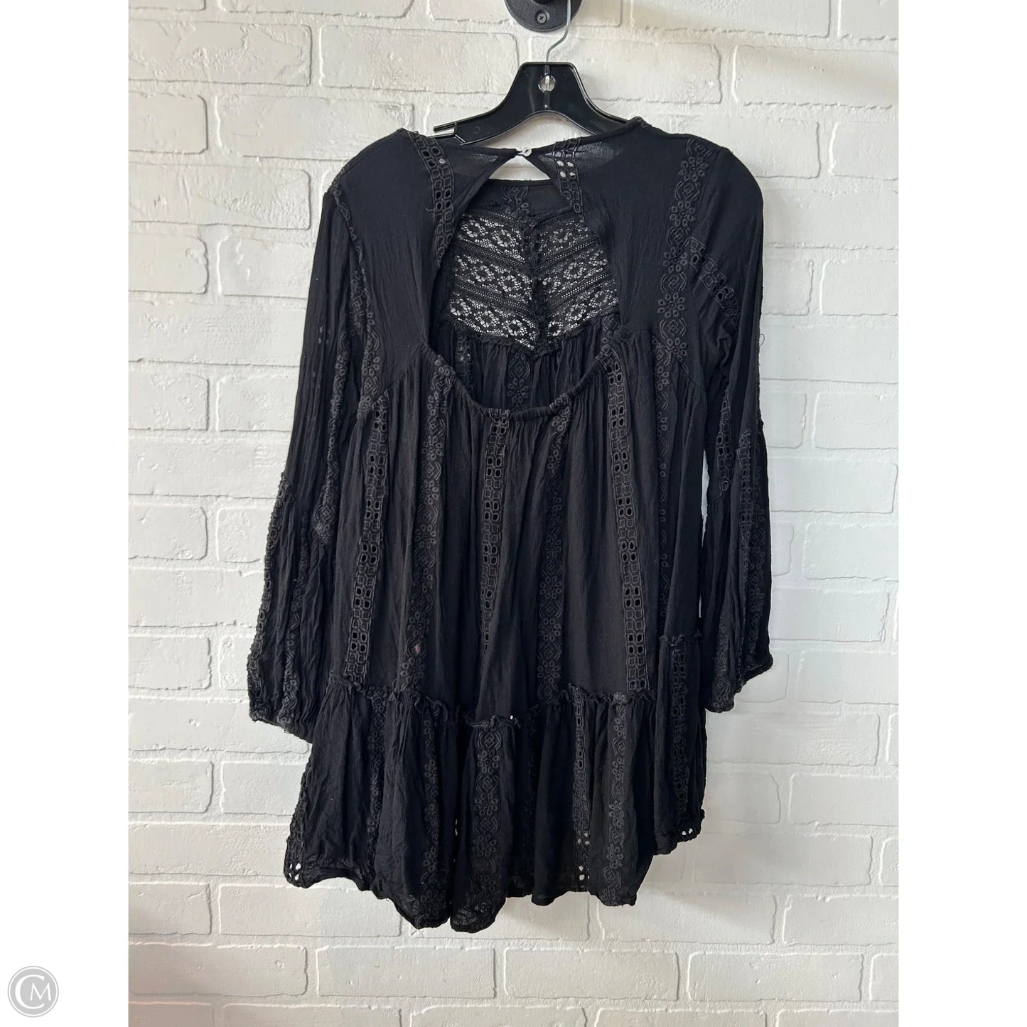 Top Long Sleeve By Free People In Black, Size: Xs