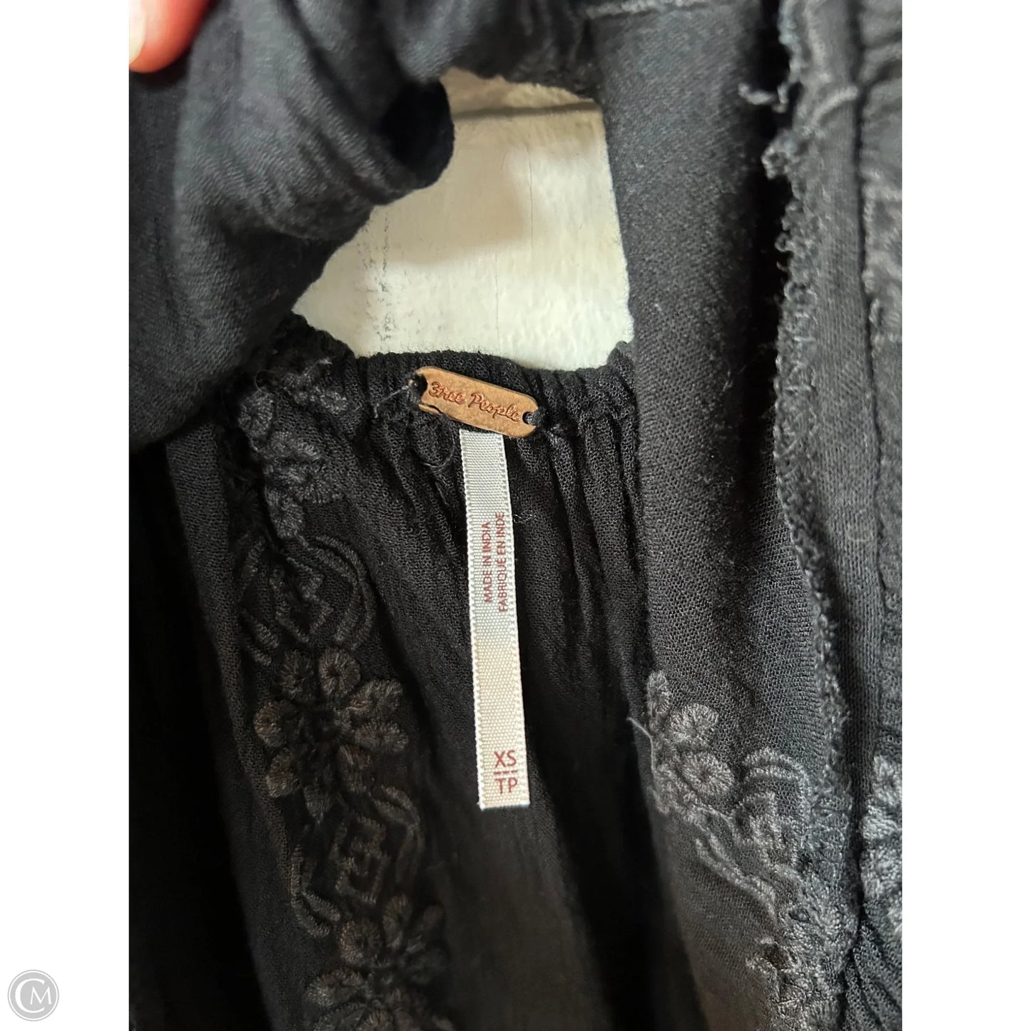 Top Long Sleeve By Free People In Black, Size: Xs