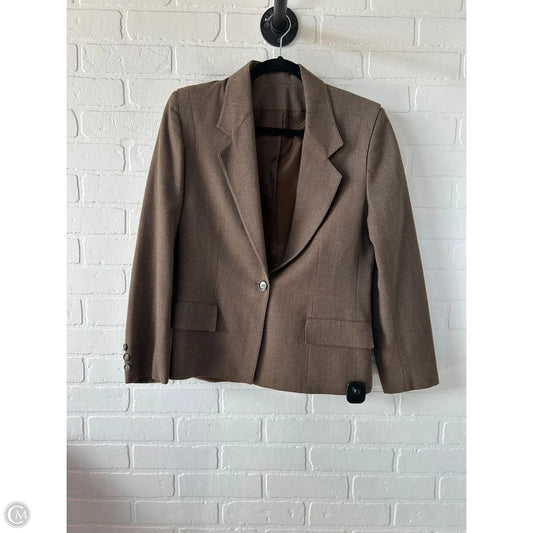 Blazer Designer By Neiman Marcus In Brown, Size: L