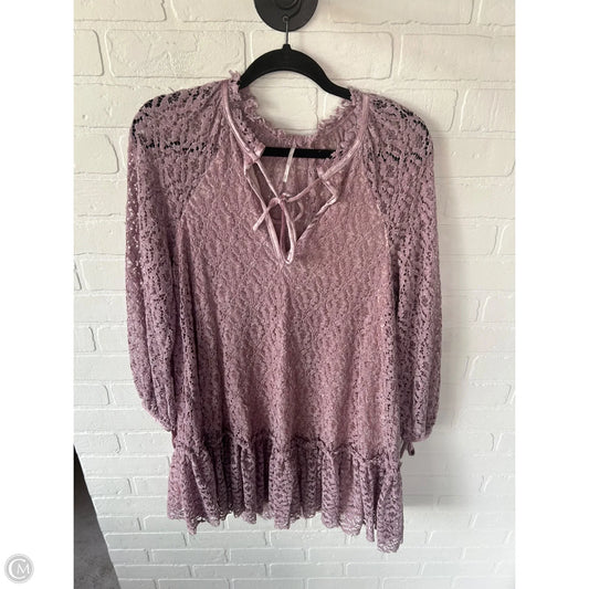 Dress Casual Short By Free People In Purple, Size: Xs