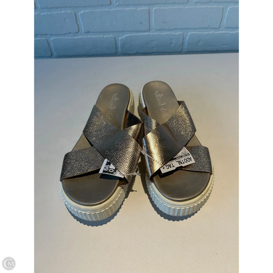 Sandals Flats By Altard State In Bronze, Size: 9
