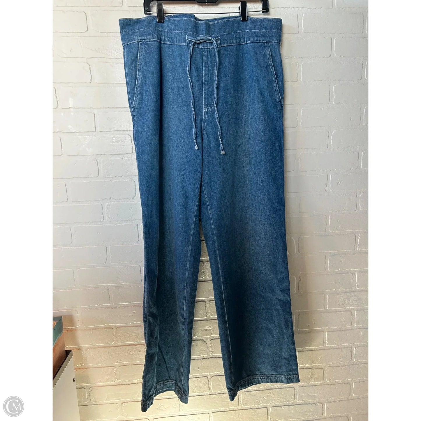 Jeans Wide Leg By Universal Thread In Blue Denim, Size: 8