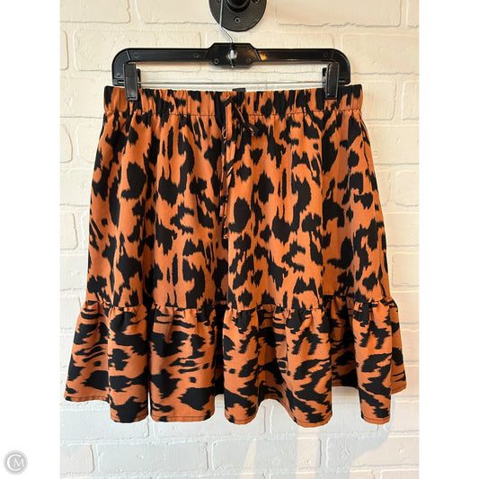 Skirt Mini & Short By Shein In Black & Brown, Size: 16