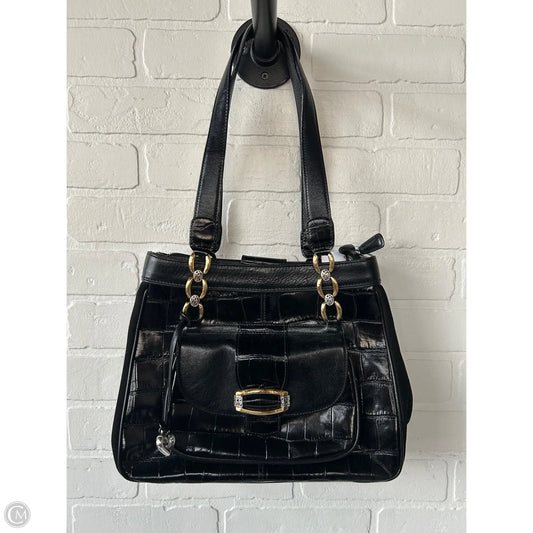 Handbag Leather By Brighton, Size: Medium