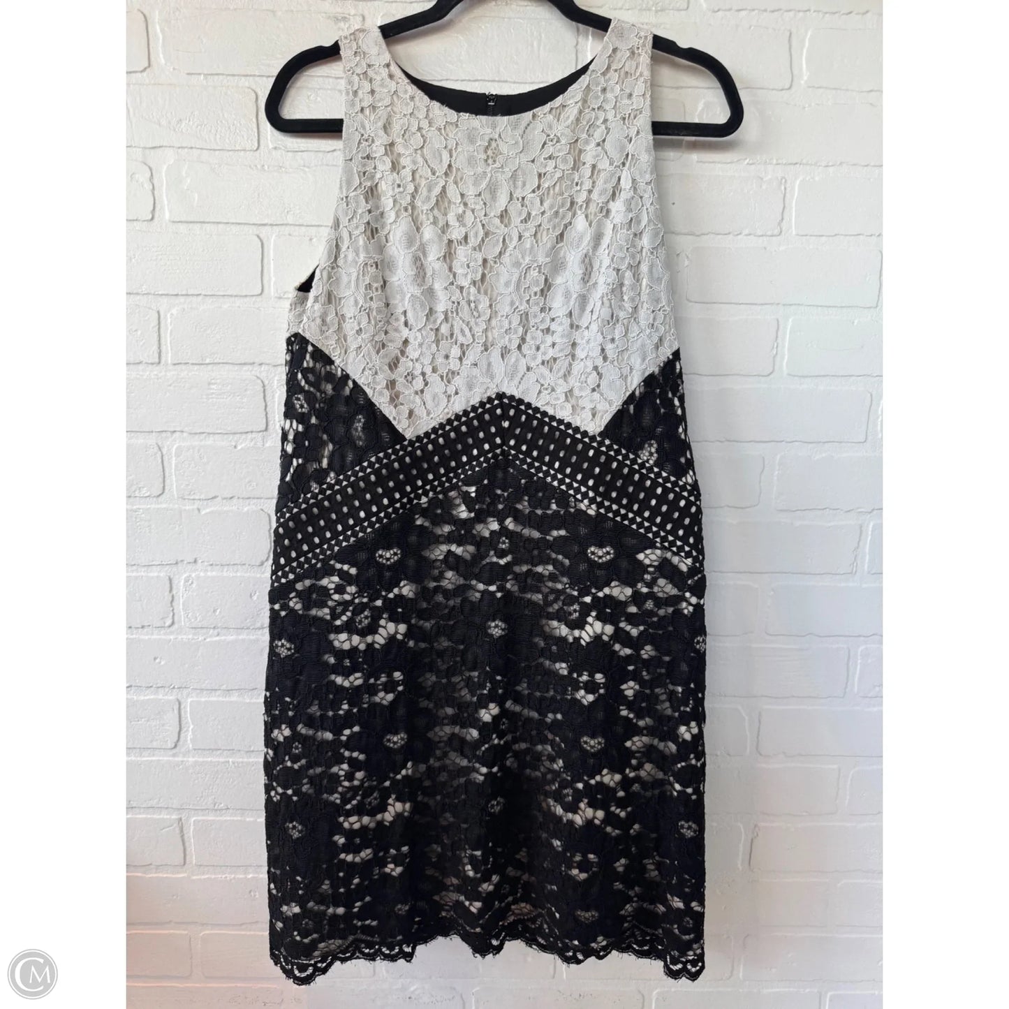 Dress Work By Vince Camuto In Black & White, Size: L
