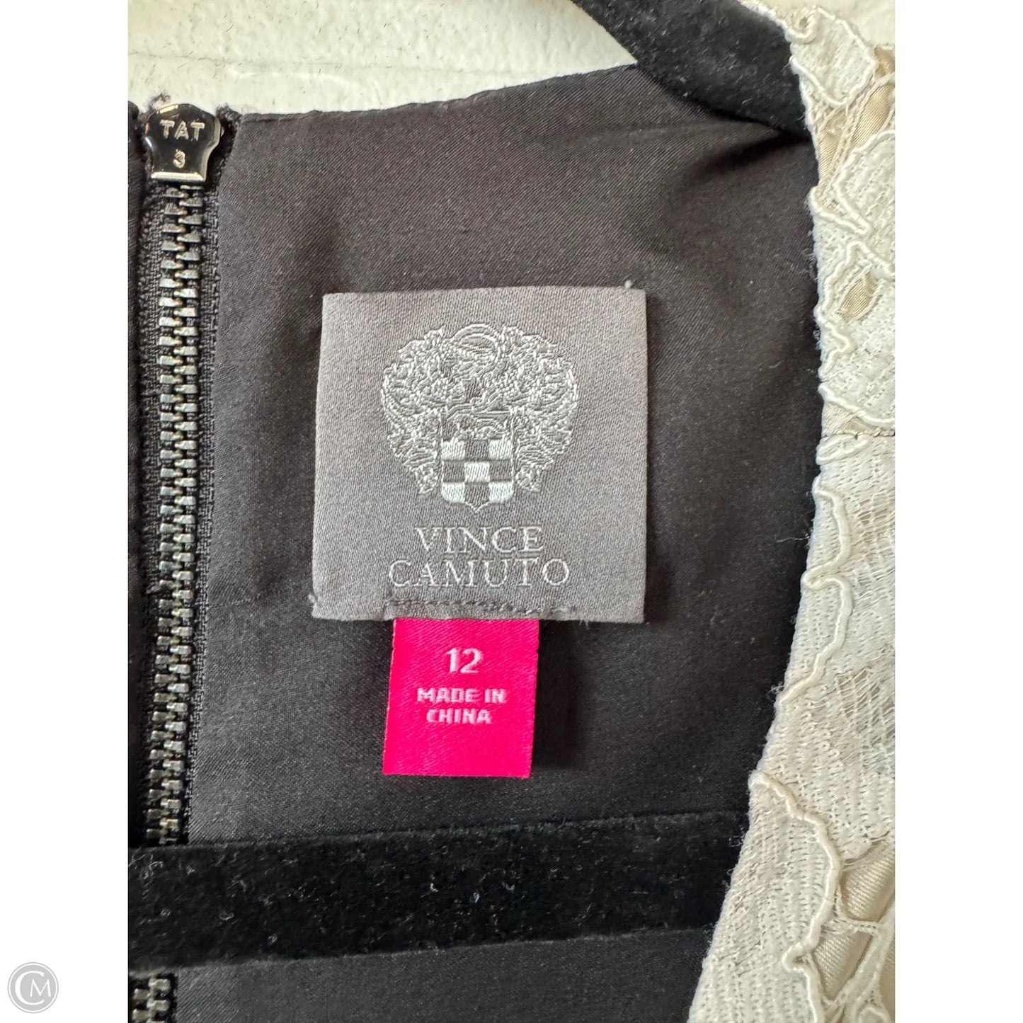 Dress Work By Vince Camuto In Black & White, Size: L