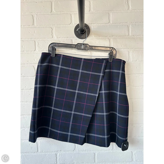 Skirt Mini & Short By Banana Republic In Blue & Pink, Size: 12