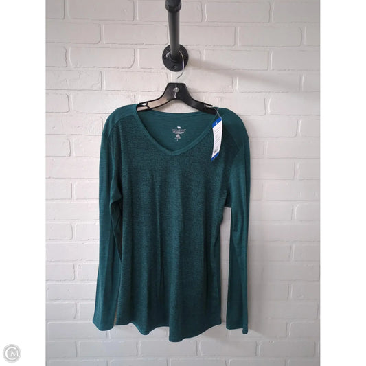 Top Long Sleeve By Clothes Mentor In Green, Size: L