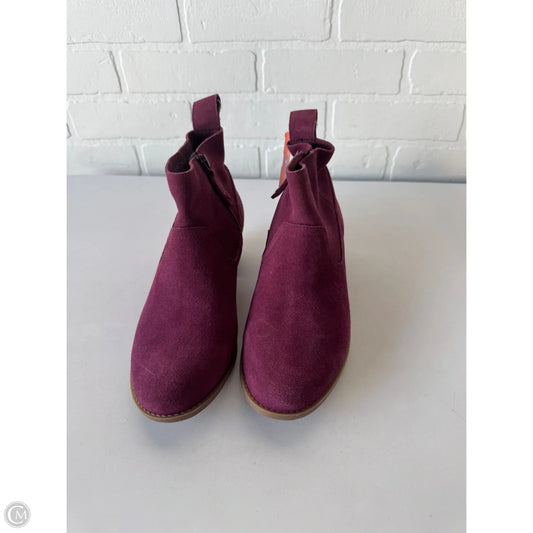 Boots Ankle Flats By Vionic In Purple, Size: 7