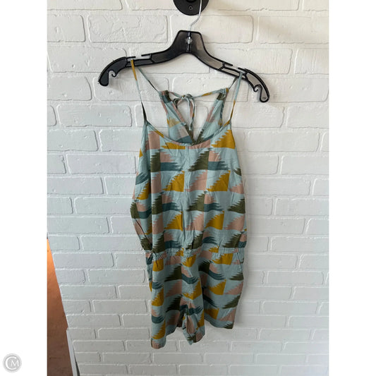Romper By Prana In Blue & Yellow, Size: M