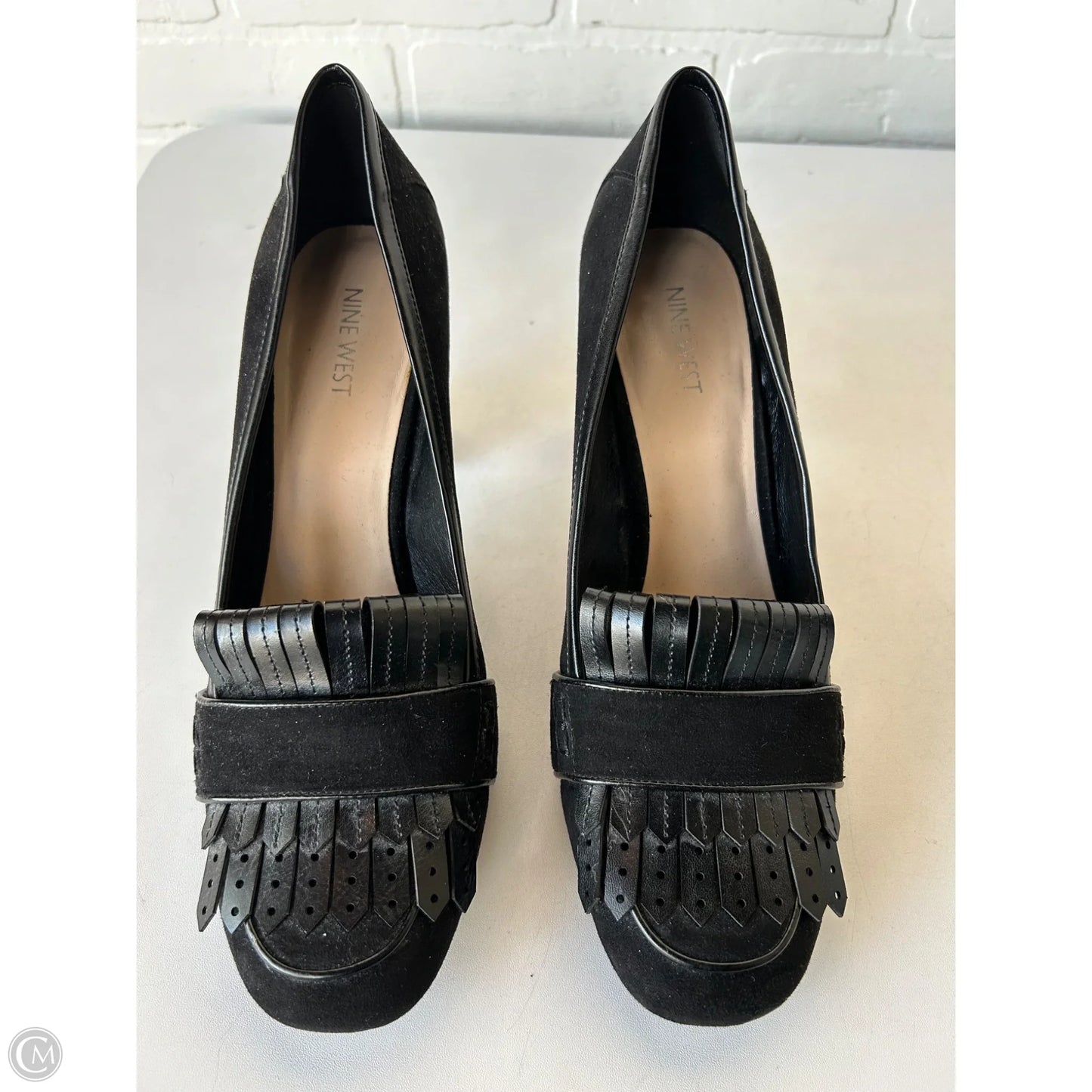 Shoes Heels Block By Nine West In Black, Size: 10
