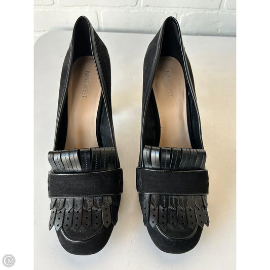 Shoes Heels Block By Nine West In Black, Size: 10