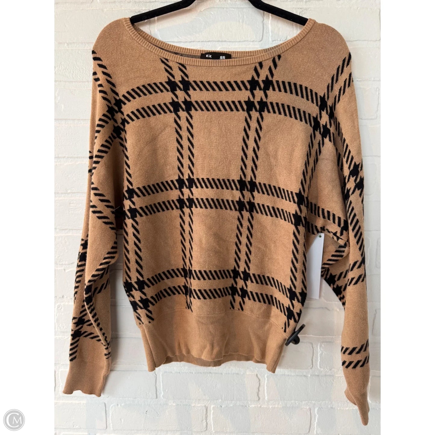 Sweater By Express In Black & Brown, Size: M