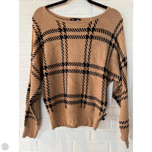 Sweater By Express In Black & Brown, Size: M