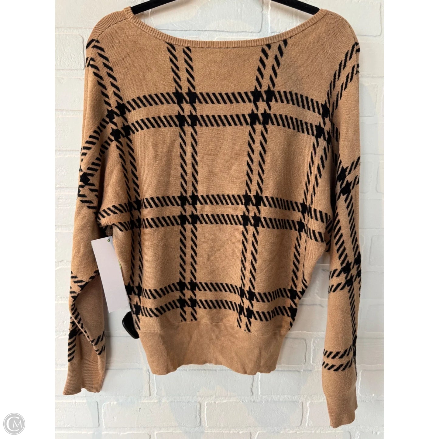 Sweater By Express In Black & Brown, Size: M