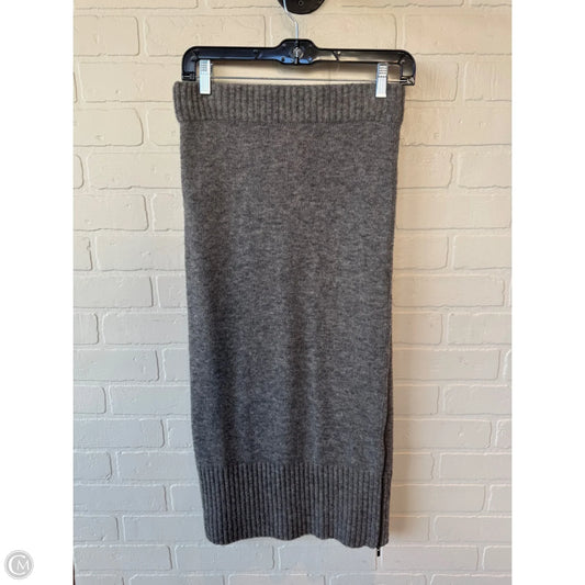 Skirt Midi By Banana Republic In Grey, Size: 0