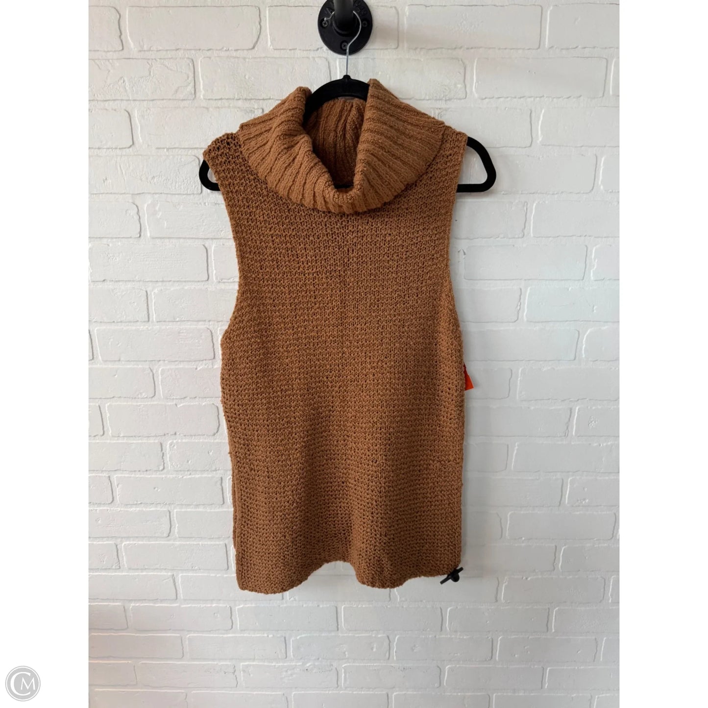 Vest Sweater By Free People In Tan, Size: Xs