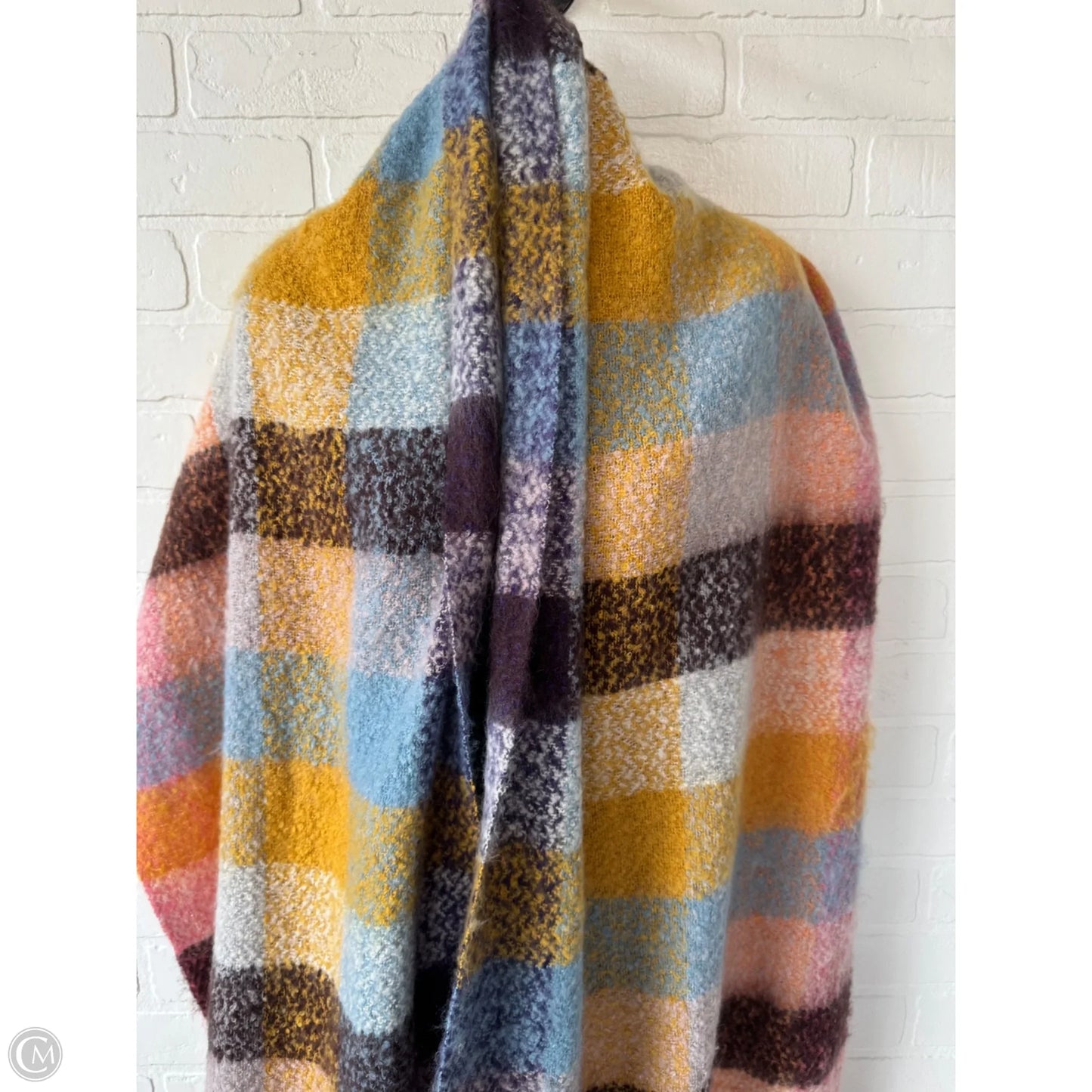 Scarf Winter By Clothes Mentor In Rainbow Print