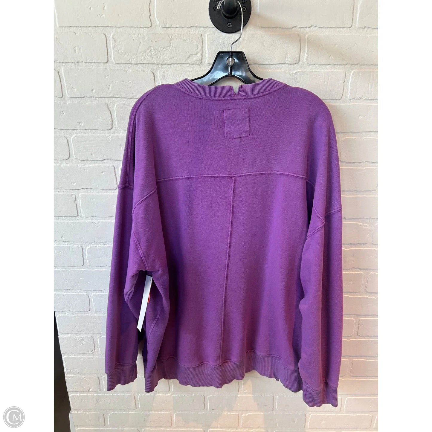 Sweatshirt Crewneck By Aerie In Purple, Size: L
